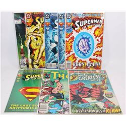 LOT OF 8 COLLECTOR ASSORTED MARVEL DC COMICS