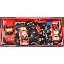 FLAT OF 10 TOY CARS