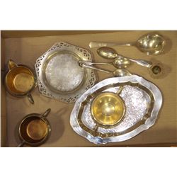 COPPER SILVER PLATED ENGLISH TEA SET