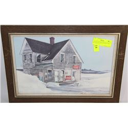 VINTAGE NEW BRUNSWICK STORE PICTURE (12 "X 17 ")
