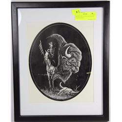 SIGNED AND LTD #251/500 CALVIN CORNISH PRINT