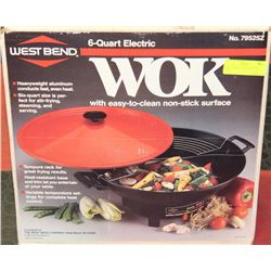 WEST BEND 6 QUART ELECTRIC WOK