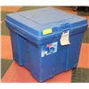 Image 1 : BLUE RUBBERMAID 53 L TOTELOCKER - LOCKABLE