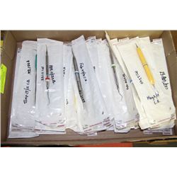 LOT OF 24 MANUAL DENTAL SCALERS STILL IN PACKAGES