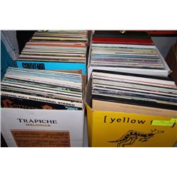 SIX BOXES OF ASSORTED RECORDS