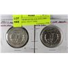Image 1 : E)TWO MORGAN SILVER DOLLARS INCLUDING 1921"S"AND