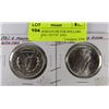 Image 1 : F)TWO SILVER DOLLARS INCLUDING MORGAN 1921"D" AND