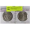 Image 1 : D)TWO MORGAN SILVER DOLLARS INCLUDING 1921"D"AND