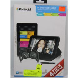 NEW POLAROID 9" INTERNET TABLET WITH HEADPHONES