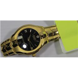 MENS ROLEX REPLICA WATCH GOLD COLORED