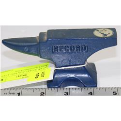 VINTAGE CAST IRON MINI ANVIL (SHEFFIELD ENGLAND)