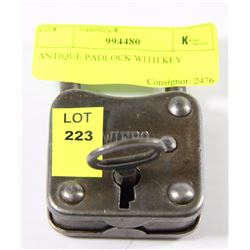 ANTIQUE PADLOCK WITH KEY