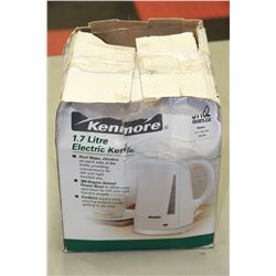 BOX OF 3 KENMORE 1.7 LITRE ELECTRIC KETTLE MODEL