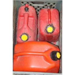GREEN CRATE W/3 RED JERRY CANS - VARIOUS