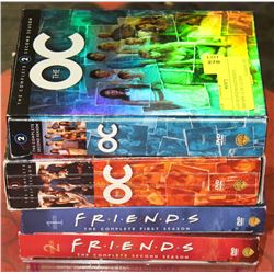 LOT OF DVD SEASON SERIES; FRIENDS 1,2; OC 1,2; SEX