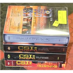 LOT OF CSI MIAMI DVDS COMPLETE SEASONS 1,2,3,4