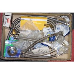 BOX W/PLUMBING STAINLESS STEEL SHUT-OFFS &