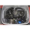 Image 1 : GREY BIN FULL OF PVC FITTINGS