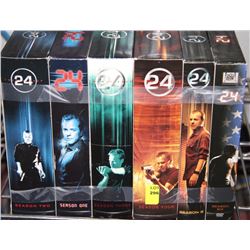 6 DVDS OF TV SHOW "24" - SEASON 1 TO 6