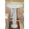 Image 1 : CONCRETE ACORN BIRDBATH 16" X 23" HIGH
