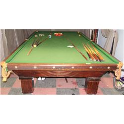 EARLY 1900' S BRUNSWICK MIKADO SLATE SNOOKER