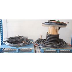 2 PALLETS WITH HEAVY DUTY GAUGE CABLE WIRE