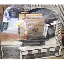 PALLET OF ESTATE MISCELLANOUS INCL STEREO EQUIP.