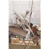 Image 1 : PALLET OF VINTAGE  YARD TOOLS