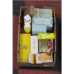 BOX WITH MUSK COLOGNE ETC  INCL RALPH LAUREN