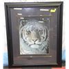Image 1 : 41 "X 34 "ROBERT BATEMAN FRAMED TIGER PICTURE