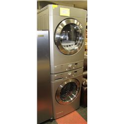 LG TROMM STACKABLE WASHER DRYER SET ULTRA CAPACITY