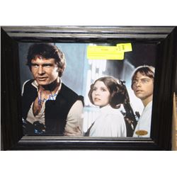 STARWARS SIGNED HARRISON FORD 8X10 W/HANS SOLO