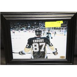SIDNEY CROSBY SIGNED PENGUINS 8 X 10 PHOTO W/COA