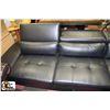 Image 4 : NEW BLACK LEATHERETTE LIFT BACK SECTIONAL
