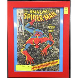 AMAZING SPIDERMAN #100 COMIC IN FRAME 15 CENT
