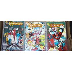 EXCALIBUR COMIC COLLECTION FROM MARVEL ISSUES