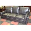 Image 1 : GREY LEATHERETTE SOFA NO LEGS