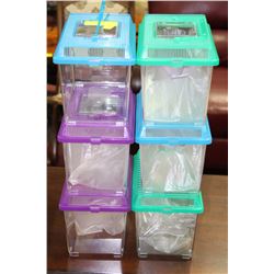 STACK OF 6 CRICKET BOXES