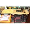 Image 1 : VINTAGE EATONS SEWING MACHINE WITH PEDDLE AND