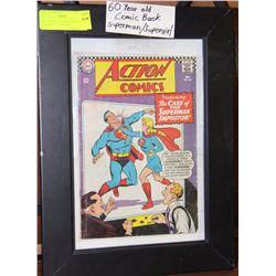 60 YEAR OLD ACTION COMICS SUPERMAN/SUPERGIRL