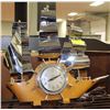 Image 1 : WORKING VINTAGE SHIP CLOCK WOOD AND METAL