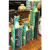 Image 1 : SET OF 3 UNIQUE LIZARD CD RACKS
