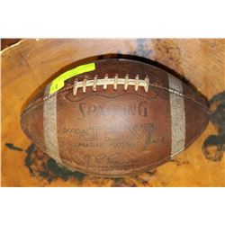 VINTAGE SPALDING CANADIAN FOOTBALL