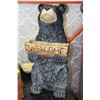 Image 1 : WELCOME BEAR PLANTER  30" HIGH