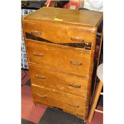 VINTAGE DRESSER 26"L X 15"W X 41" H