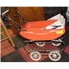 Image 1 : VINTAGE BABY DOLL CARRIAGE WITH SHADE