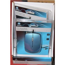 CASE OF 2 NEW OPTICAL COMPUTER MICE