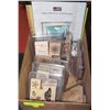 Image 1 : BOX OF SCRAPBOOKING STAMPS W/2 IDEA BOOKS