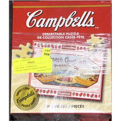 TWO NEW  CAMPBELLS COLLECTABLE PUZZLES ,500 PCS