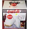 Image 1 : NEW 5PC GLASS COCA-COLA POPCORN SET